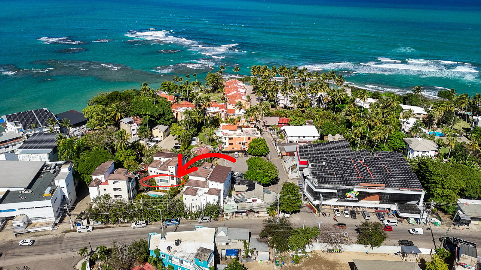 Los Almendros in Prime Cabarete Center Location